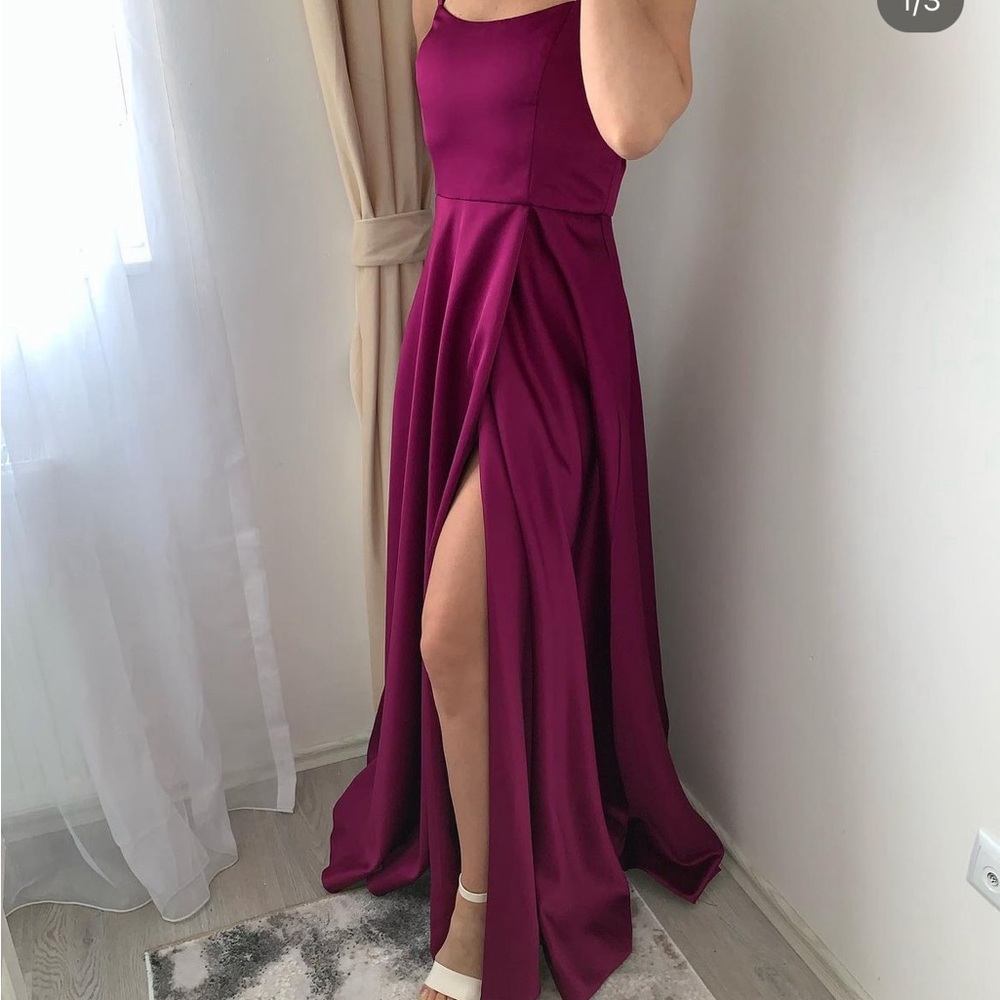 Xscape Plum Gown